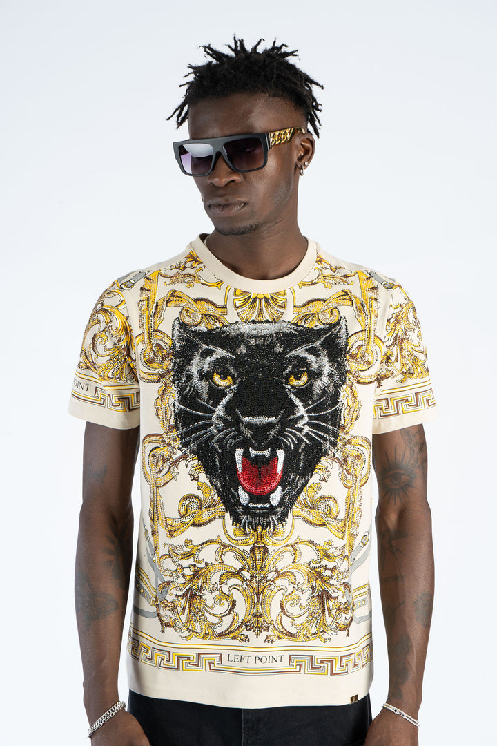 CREW NECK WILD TIGER T-SHIRT