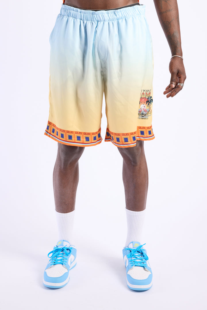 MIAMI BLUE ORANGE SHORTS