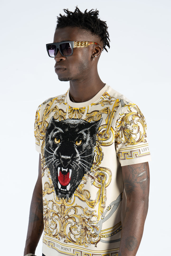 CREW NECK WILD TIGER T-SHIRT