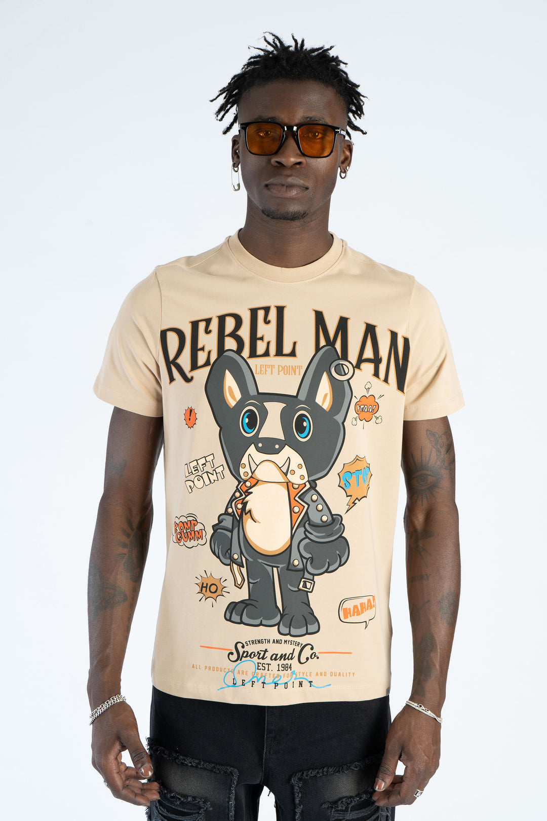 ESTAMPADO PERRO RABEL HOMBRE