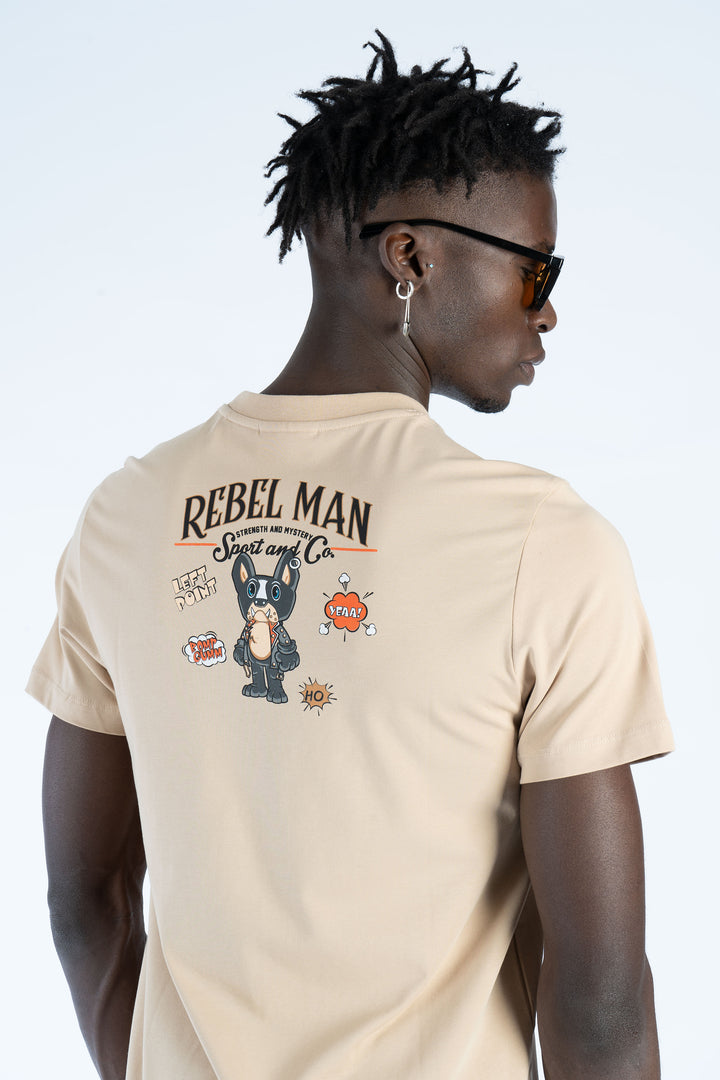 PRINT DOG RABEL MAN