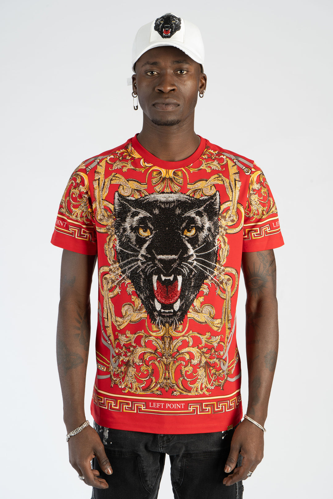 CREW NECK WILD TIGER T-SHIRT