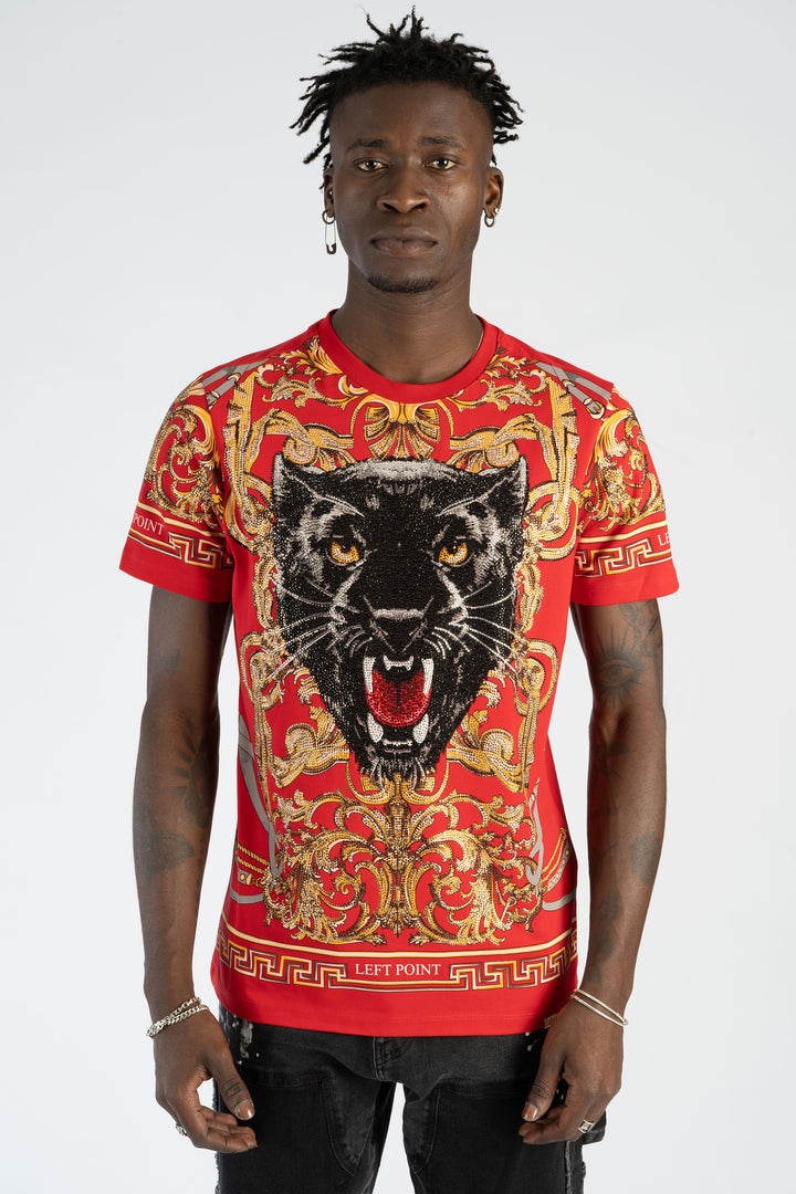 CREW NECK WILD TIGER T-SHIRT