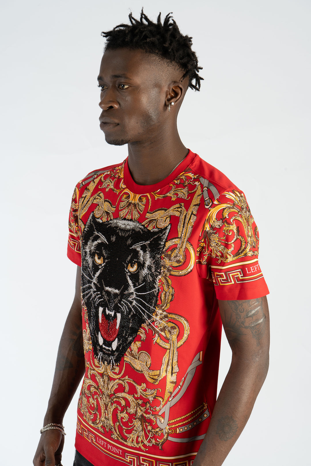 CREW NECK WILD TIGER T-SHIRT